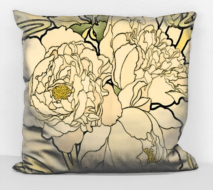 Povlak na polštář - obraz Alfons Mucha 58