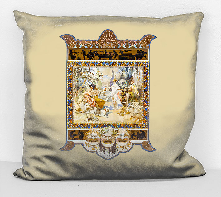 Povlak na polštář - obraz Alfons Mucha 70