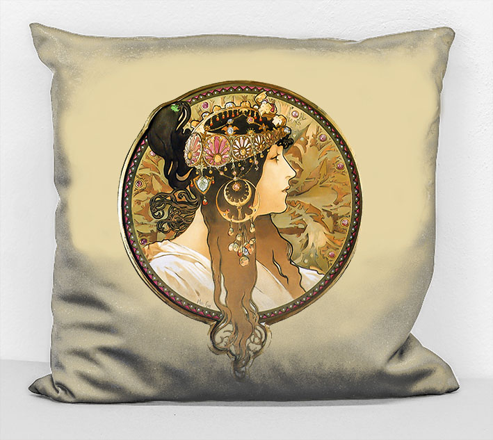 Povlak na polštář - obraz Alfons Mucha 71