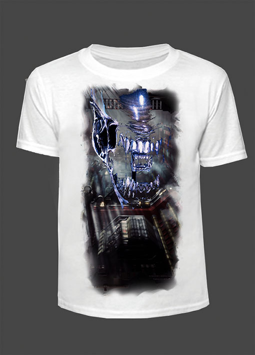 Tričko sci-fi - Vetřelec na lodi Nostromo