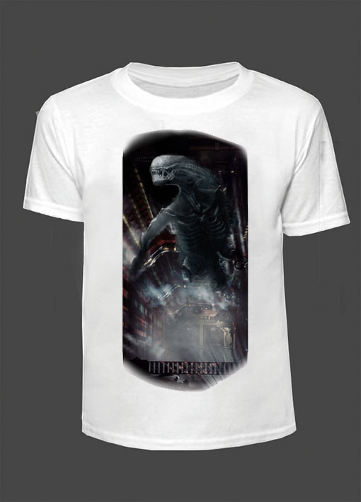 Tričko sci-fi - Vetřelec na lodi Nostromo 3