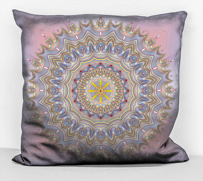 povlak na polštář - mandala 72