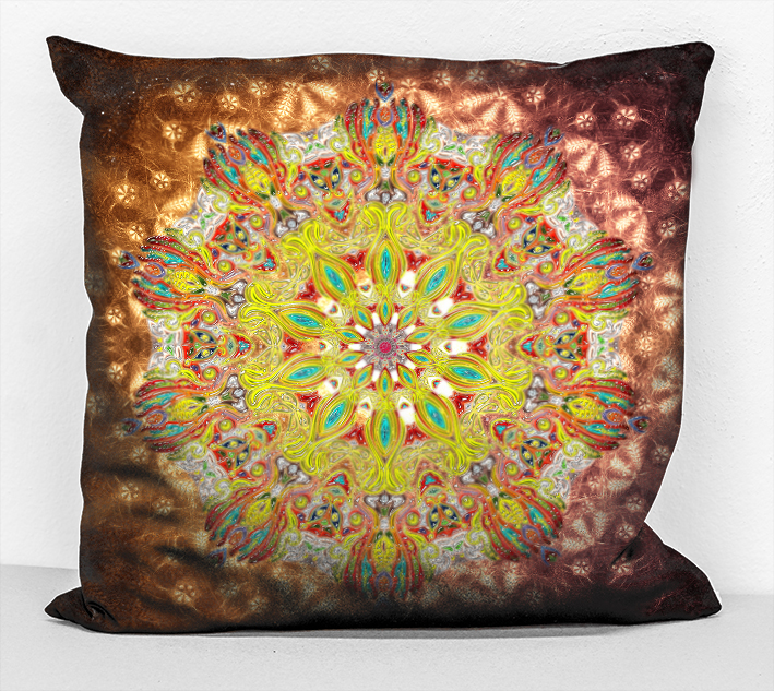 povlak na polštář - mandala 74