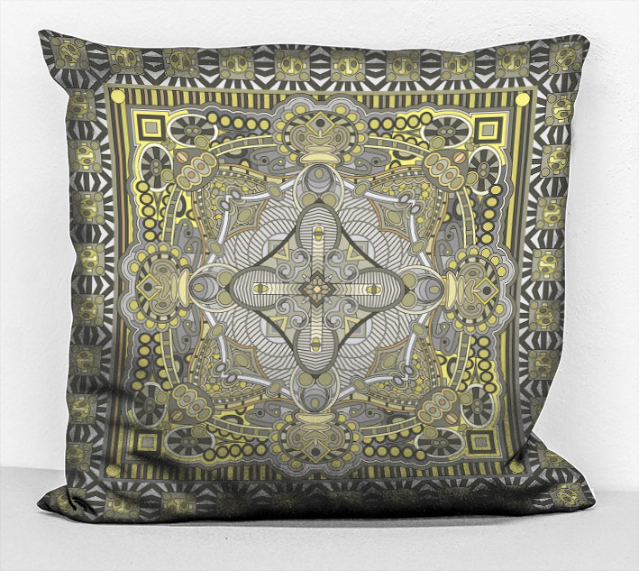 povlak na polštář - mandala 78