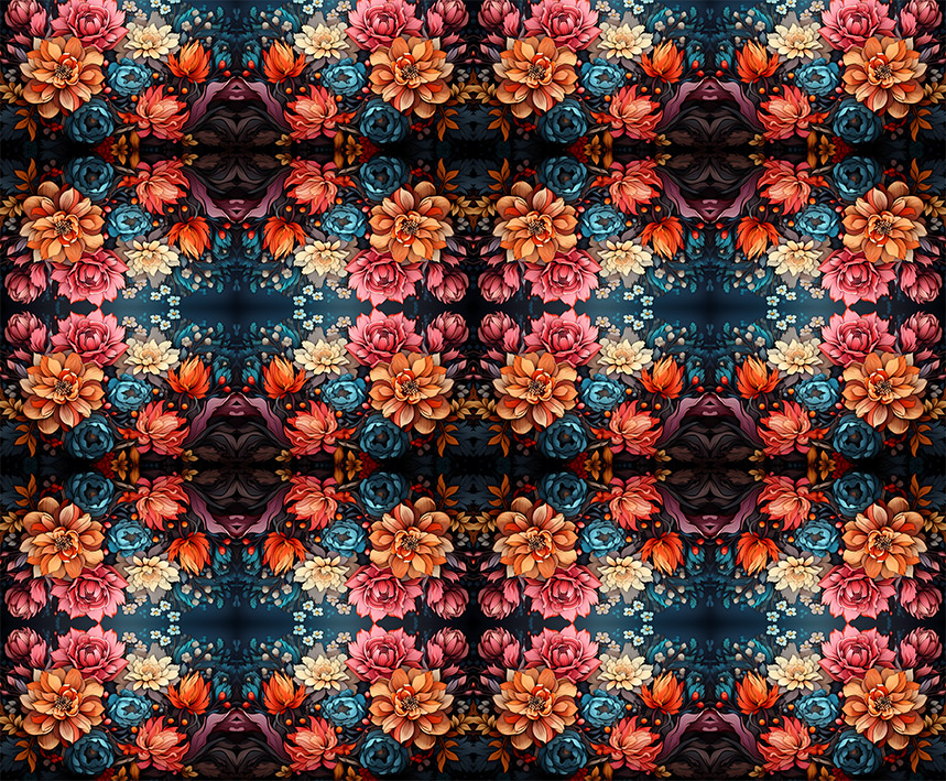 Metráž 74 - květinové věnce
