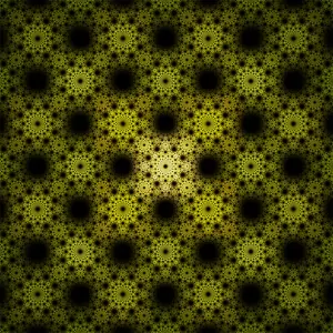 Metráž 75 - žlutý ornament