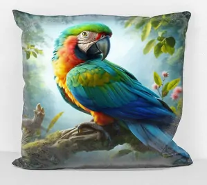povlak na polštář - papoušek 3