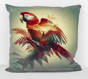povlak na polštář - papoušek 4