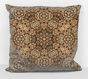 Povlak na polštář - okrová mozaika