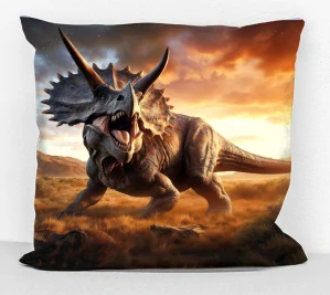 Povlak na polštář - Triceratops 3