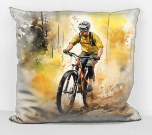 Povlak na polštář - cyklista