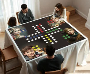 Ubrus Člověče nezlob se - děti (150 x 150 cm)