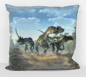 Povlak na polštář - allosaurus