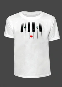 Tričko - piano 2