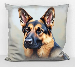 povlak na polštář - pes německý ovčák 2