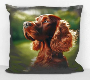 povlak na polštář - pes irský setr