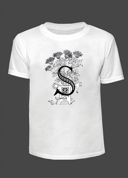 Tričko s monogramem S - 2