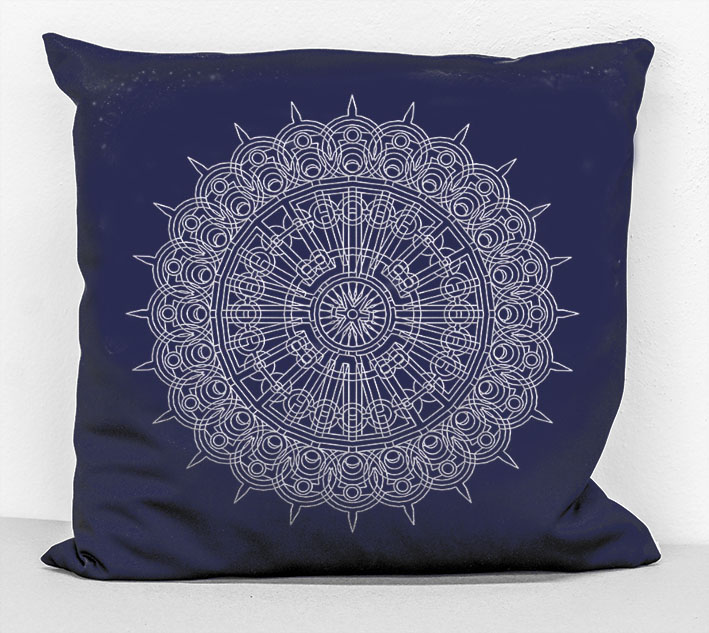povlak na polštář - mandala 13