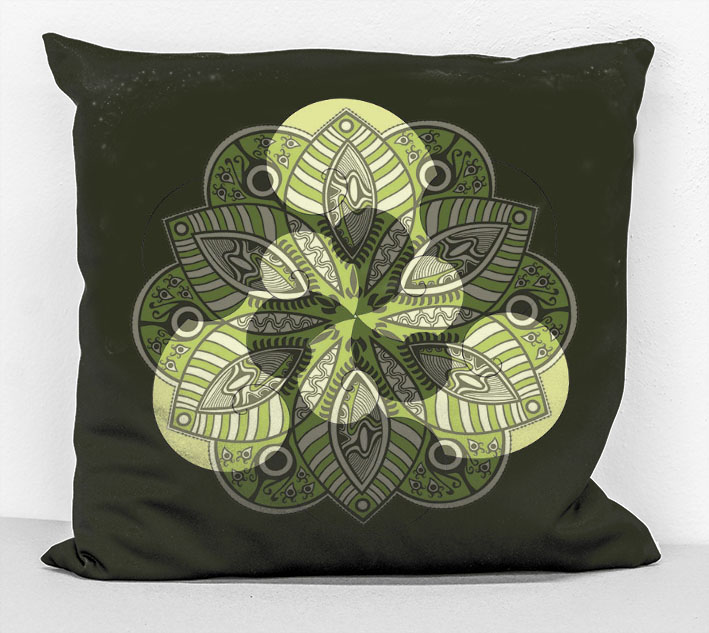 povlak na polštář - mandala 35