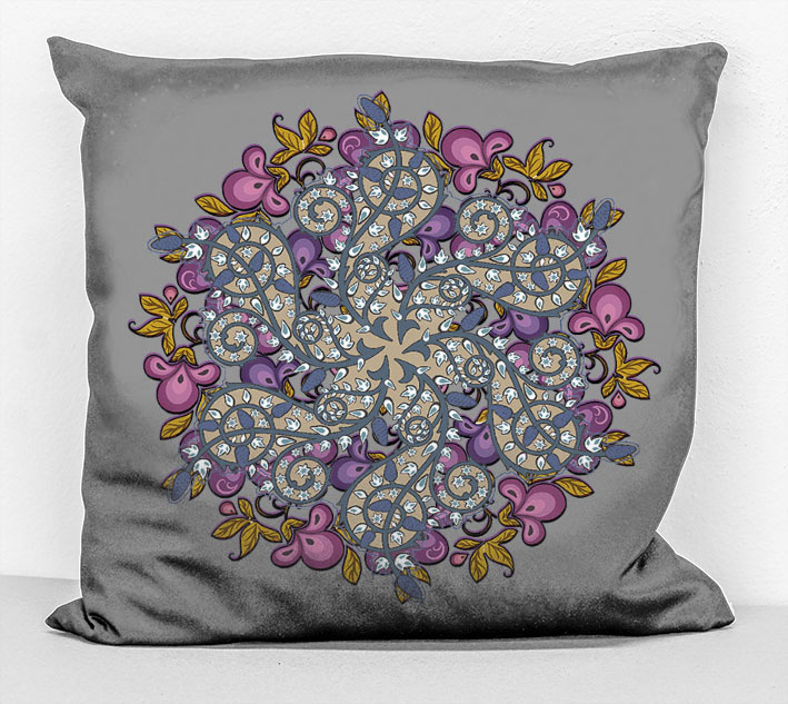 povlak na polštář - mandala 44