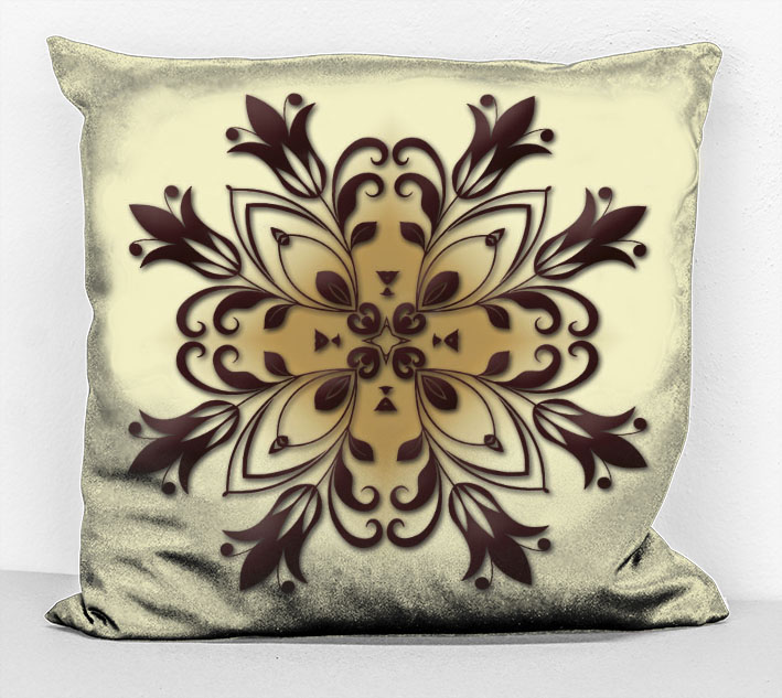 povlak na polštář - mandala 48