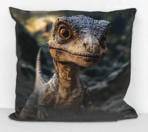 Povlak na polštář - mladý dinosaurus