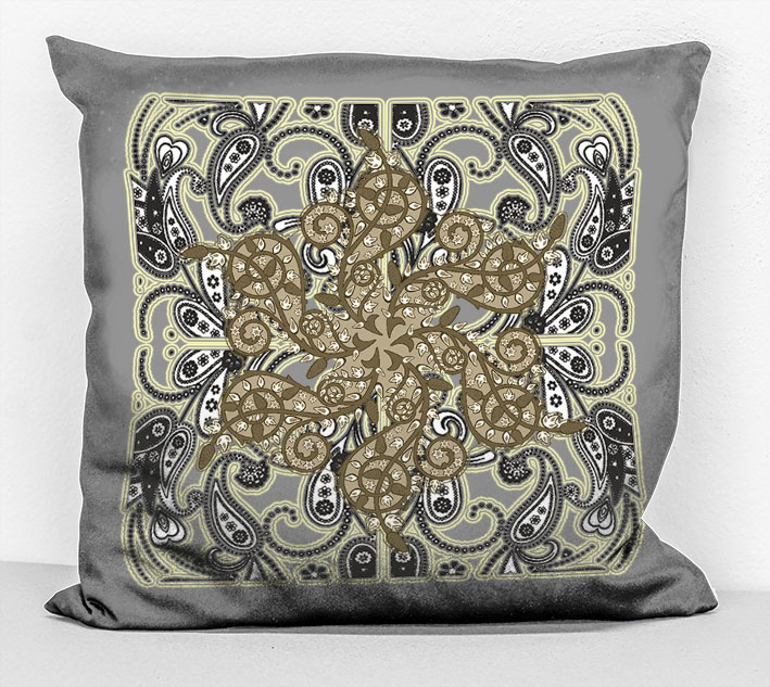 povlak na polštář - mandala 56