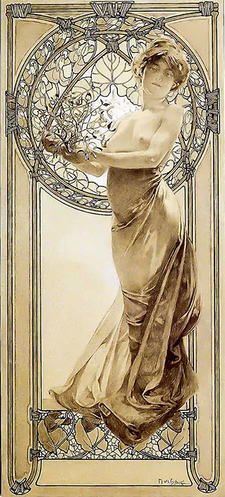 Tričko - Alfons Mucha 2