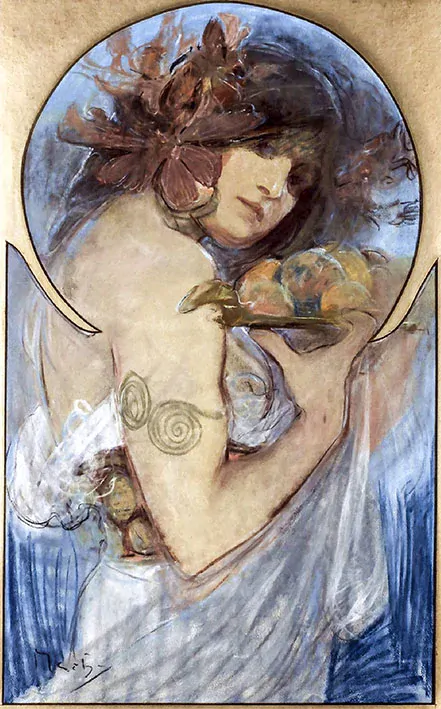 Tričko - Alfons Mucha 3