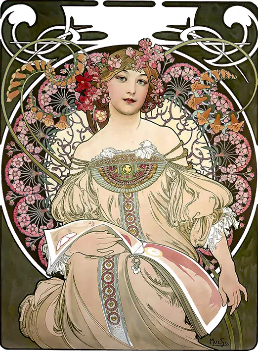 Tričko - Alfons Mucha 30