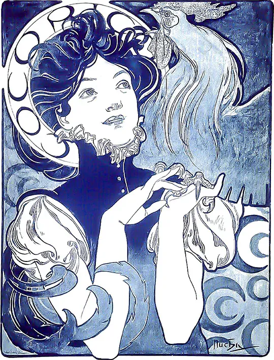 Tričko - Alfons Mucha 33