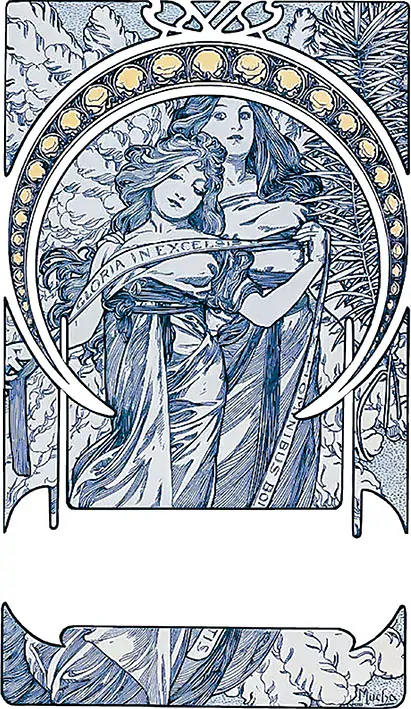 Tričko - Alfons Mucha 36