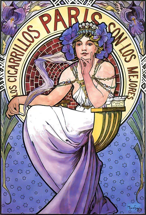 Tričko - Alfons Mucha 38