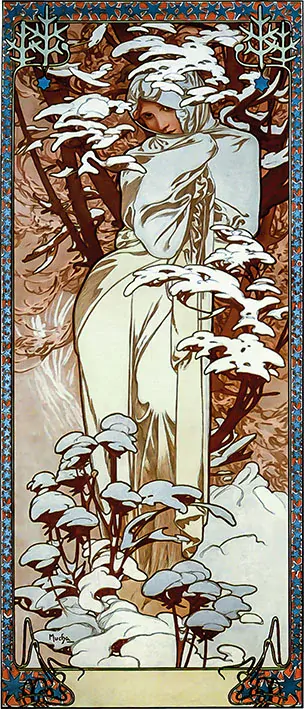 Tričko - Alfons Mucha 75