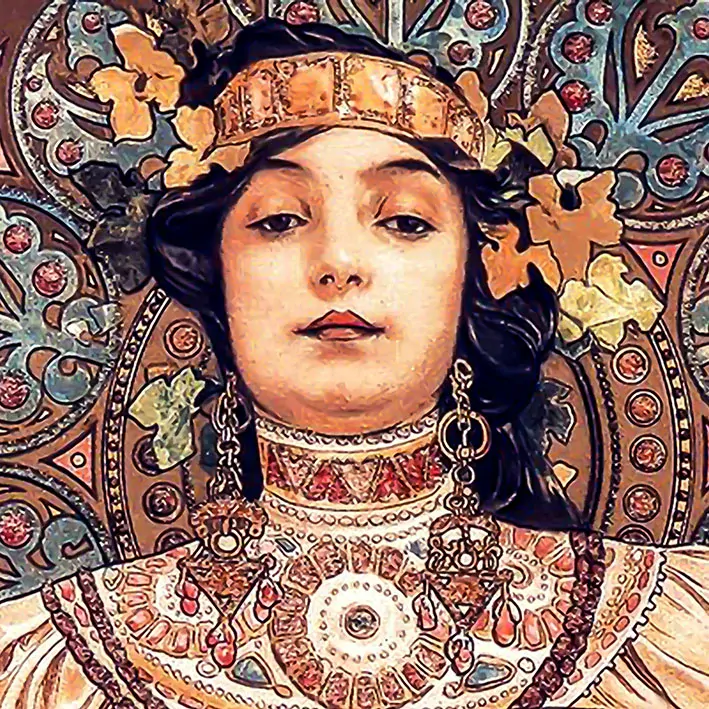 Tričko - Alfons Mucha 80