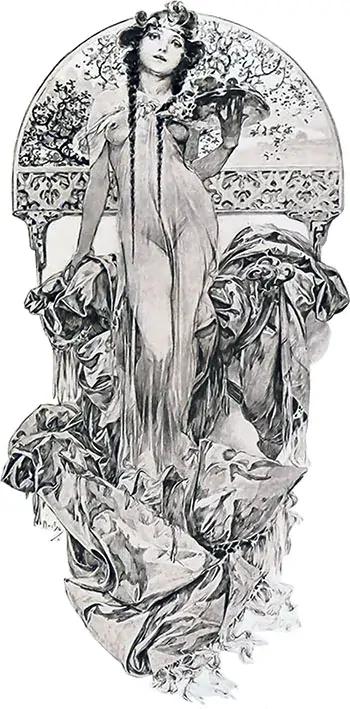 Tričko - Alfons Mucha 99