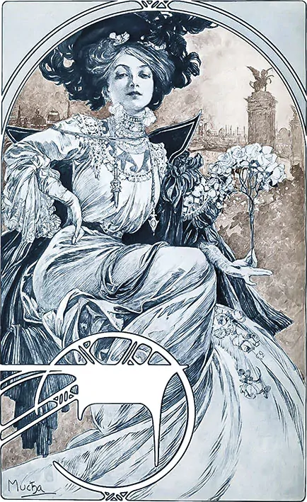 Tričko - Alfons Mucha 101