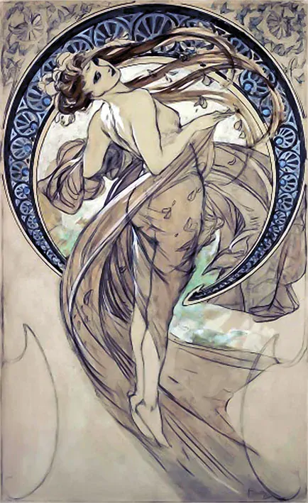 Tričko - Alfons Mucha 110