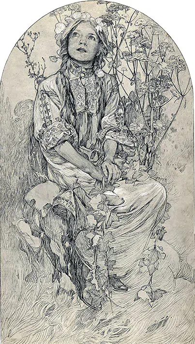 Tričko - Alfons Mucha 116
