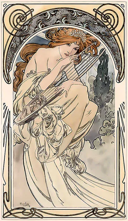 Tričko - Alfons Mucha 119