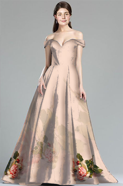 Bordura pro metráž 20 - růže