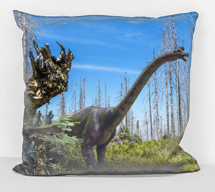 Povlak na polštář - Dinosaurus -  Brontosaurus 2