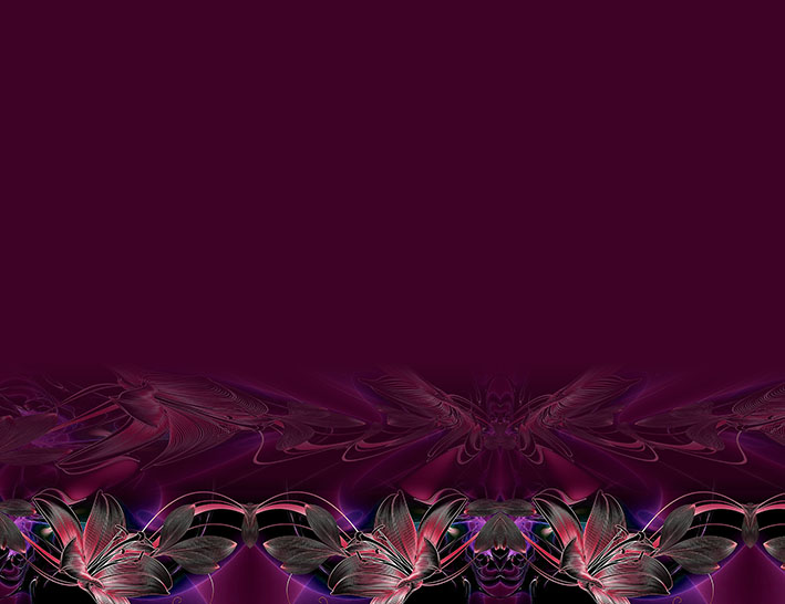 Bordura pro metráž 35 -květy