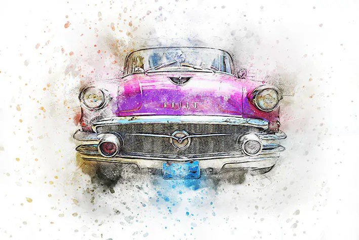 Tričko - automobil 2