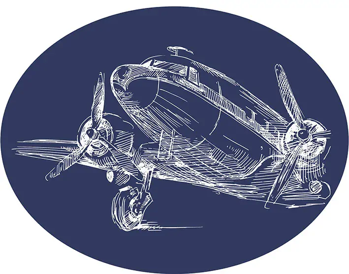 Tričko - aeroplán