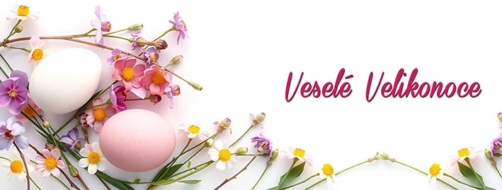 napron - běhoun na stůl 150 x 25 cm - velikonoční 2