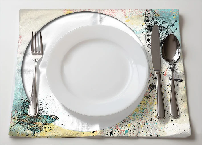 Ubrousek prostírání sváteční 8 - 3 ks