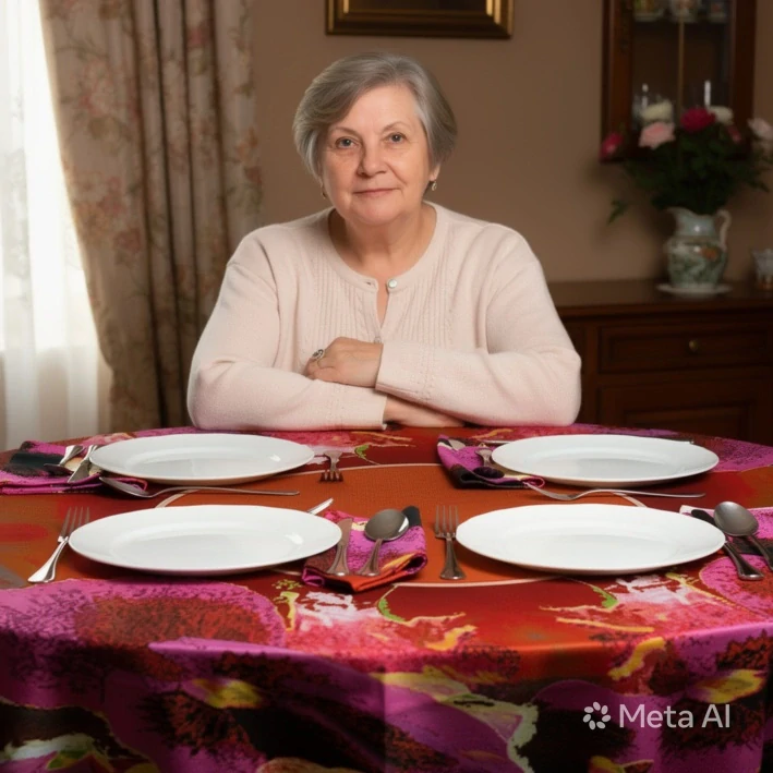 Ubrus a prostírání s maceškami vzor 4
