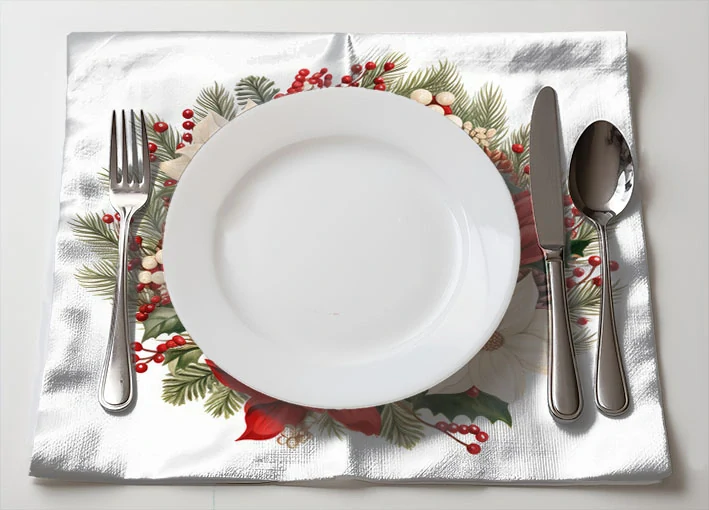 Ubrousek prostírání vánoční 5 - 3 ks