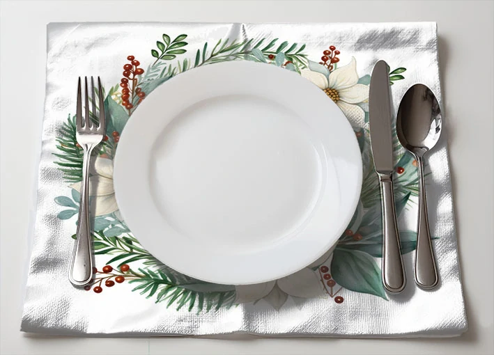 Ubrousek prostírání vánoční 6 - 3 ks